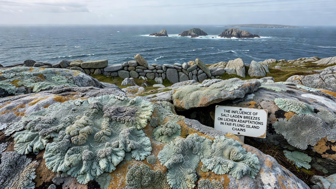 The Influence of Salt-Laden Breezes on Lichen Adaptations in Far-Flung Island Chains